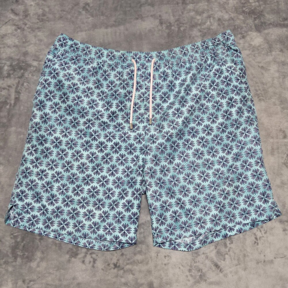 Peter Millar Seaside Collection Swim Trunks Dragonflies Men's Size Large